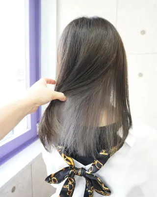 セミロング 羽田 hadaのヘアスタイル