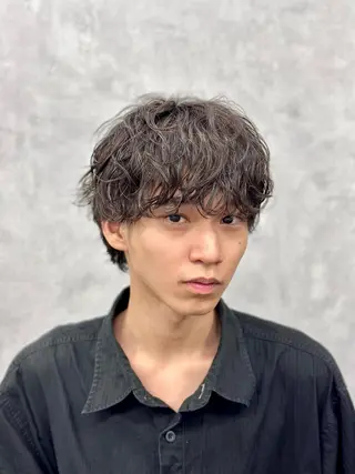 ショート パーマ メンズ 新宿メンズNo.1 代表:中野拓也のヘアスタイル