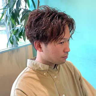 パーマ メンズ メンズパーマ&メンズ 縮毛矯正ならヒラノのヘアスタイル