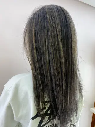 カラー 茅ヶ崎/ハイライト/ ハイトーン/関口実華のヘアスタイル