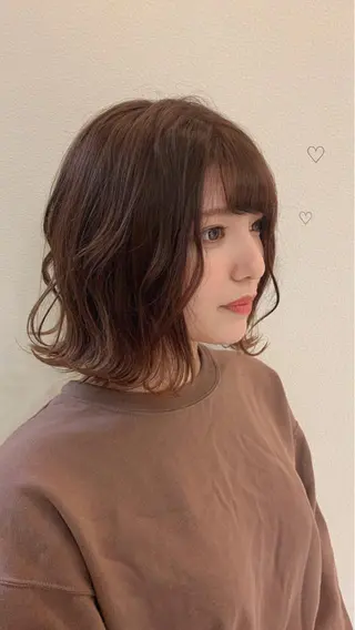 カラー ヘアアレンジ 🤍aimi🤍 ウルフ/韓国ヘアのヘアスタイル