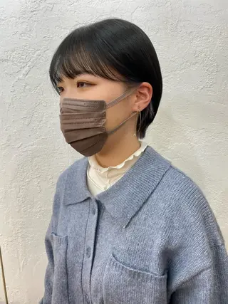 ショート パーマ、髪質改善 菊地美月のヘアスタイル