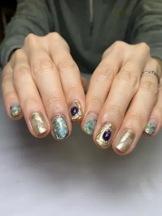 ネイル 草加ニュアンスネイル 🌚hersのネイルデザイン