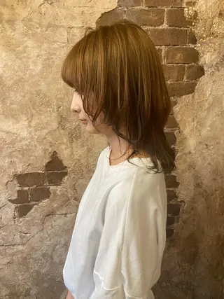 ミディアム nico 。のヘアスタイル
