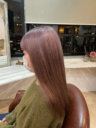 ロング カラー 💛ハイトーン💛 りむのヘアスタイル