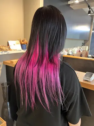 ロング カラー daiki 原宿のヘアスタイル