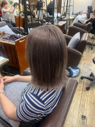 カラー 東　茉央/コテ巻き パーマ🧸銀座のヘアスタイル