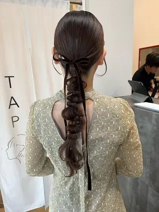 ヘアアレンジ 金沢市/美容師/ 岡島由希美のマツエク・マツパデザイン