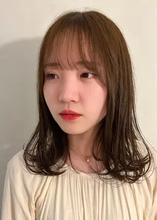 ミディアム カラー メンズカット・パーマ eliasのヘアスタイル