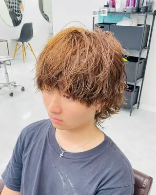 パーマ メンズ 👑メンズ/パーマ/ 小島桐弥👑のヘアスタイル