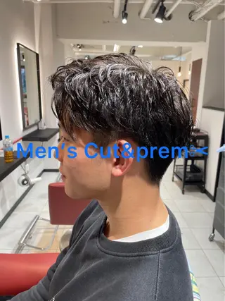 ショート パーマ メンズ メンズパーマ/カラー /須藤　大貴のヘアスタイル