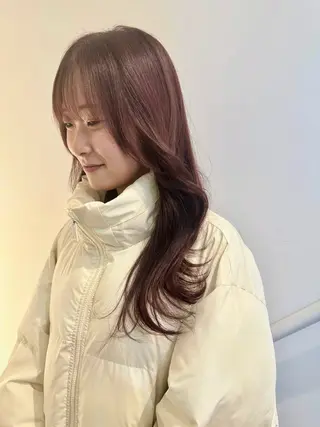 セミロング カラー コイデ リュウセイのヘアスタイル