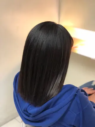 セミロング カラー 髪質改善カラー🎗️ 滝沢純のヘアスタイル