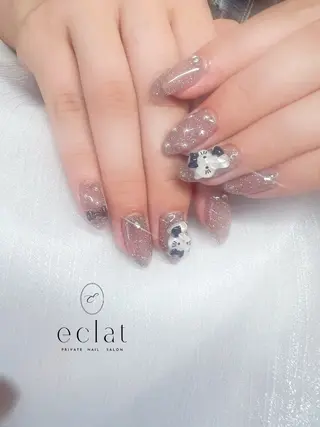 セミロング eclat.nail エクラネイルのネイルデザイン