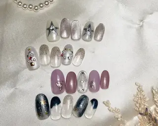 ネイル ネイルPetit Ribbonのネイルデザイン