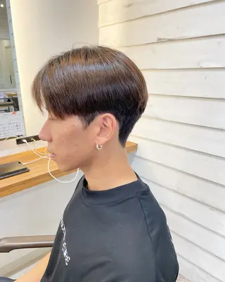 ショート パーマ メンズ 小林 崇雅　ダウンパーマのヘアスタイル