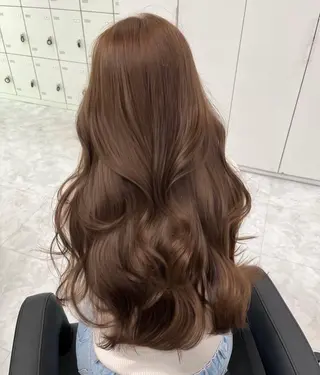 ロング カラー 🤎大人かわいい🤎 韓国レイヤー🤎力丸のヘアスタイル