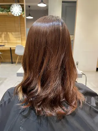 セミロング パーマ PRINTEMPS by flammeum 大和店所属・🪼flammeum 宮﨑 瑠華のヘアスタイル