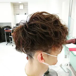 ショート パーマ メンズ 🐺一ノ瀬 凌 / デザインウルフ🐺のヘアスタイル