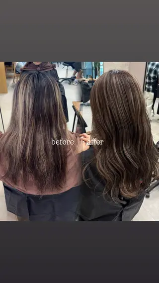 ロング 🌊 Rizu 🌊 ／LUFE actのヘアスタイル