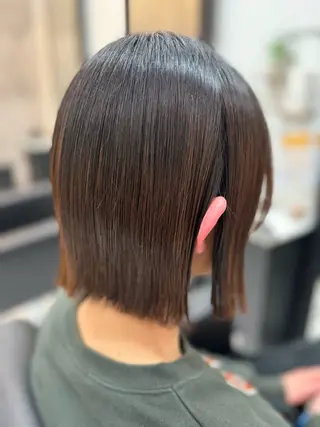 ミディアム CHIC 蘭のヘアスタイル