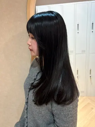 ロング 似合わせ/透明感 /レイヤー/りほ🤍のヘアスタイル