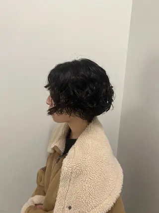 ショート パーマ 田口 望愛のヘアスタイル