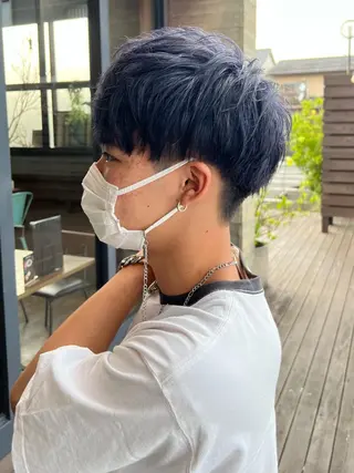 カラー メンズ 毛流れフェザー スタイル🔹竹内凌のヘアスタイル