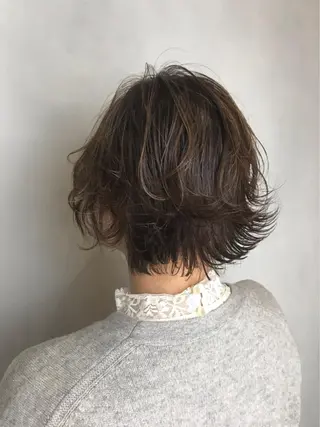 ショート カラー L’atelier BROCANTE (ラトリエ ブロカント)所属・BROCANTE立川 karasawa.nのヘアスタイル