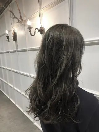 ロング カラー マンツーマン／韓国 ヘア‎Amiのヘアスタイル