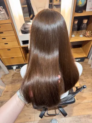セミロング 南 怜奈のヘアスタイル