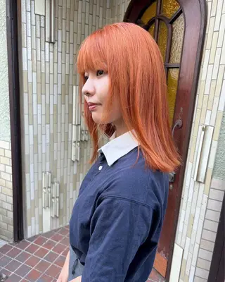 セミロング カラー 髪の悩みを解決！ 那須達敦のヘアスタイル