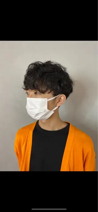 パーマ メンズ DX渋谷所属・カラー特化美容師 サトウリュウマのヘアスタイル