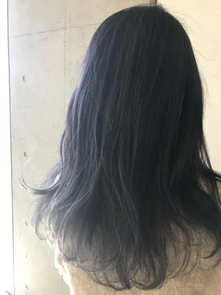 セミロング 松本 明日可のヘアスタイル