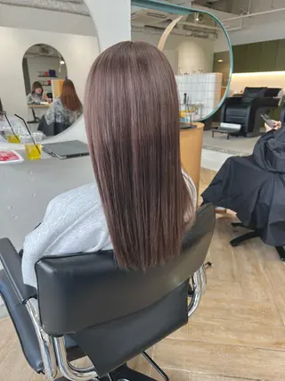 セミロング カラー ベージュカラー 新潟/万代/井上佑のヘアスタイル