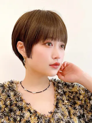 ショート Say.石川葵 ショートボブ前髪のヘアスタイル