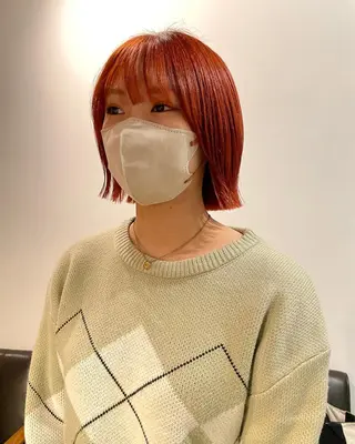 ショート カラー silo所属・silo MOKA 顔周りカット🦦のヘアスタイル