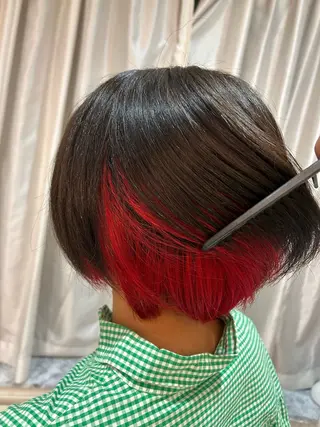 ショート カラー 長谷川 啓吾のヘアスタイル