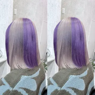 ショート カラー 🌺ハイトーン🌺 矢葺 なぎさ🌺🌺のヘアスタイル