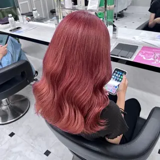 カラー La fith hair　pur茶屋町店所属・momoka/茶屋町 /艶髪カラーのヘアスタイル