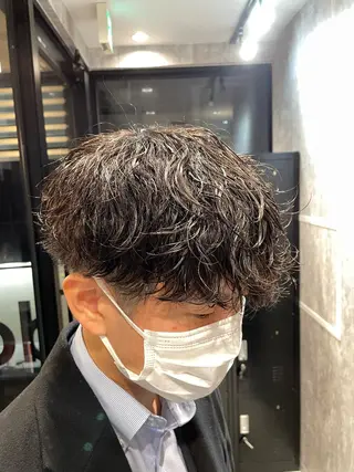 ショート カラー パーマ メンズ 🔥メンズ超特化🔥 青木海斗のヘアスタイル