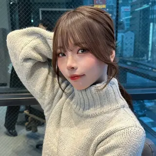 ロング カラー ヘアアレンジ ⭐️ショート/ボブ/ 艶カラー/りょうがのヘアスタイル