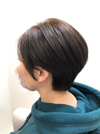 ショート ショート/白髪ぼかし 君和田若菜のヘアスタイル