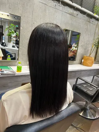 セミロング パーマ フクシマ ココのヘアスタイル