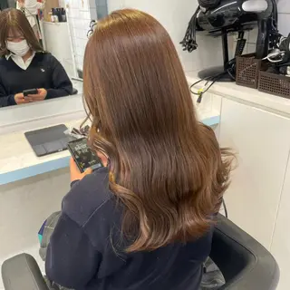 カラー ハイトーン🤍ブロン ド🤍MISAKIのヘアスタイル