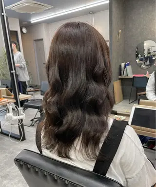 ミディアム カラー いなみね はるきのヘアスタイル
