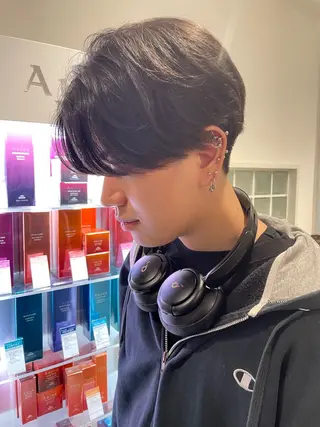 ショート メンズ 京都美容師 塩のヘアスタイル