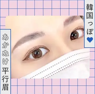 アイブロウ 🌙パーマモデル mina🌙のマツエク・マツパデザイン