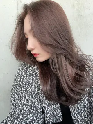 ロング カラー ヘアアレンジ SALOWIN原宿iori店所属・レイヤー🌟艶カラー 🕊まやのヘアスタイル