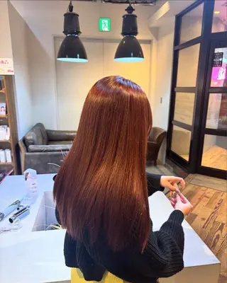 ロング タケムラ アオバのヘアスタイル